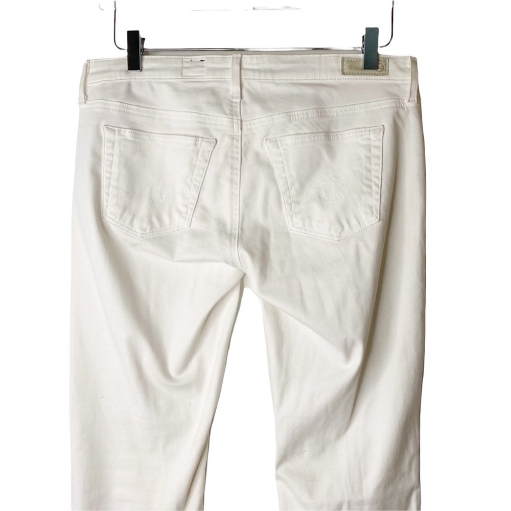 AG Adriano Goldschmied The Ballad Slim Boot Jeans Coastal Grandma White Size 29R - Picture 11 of 15